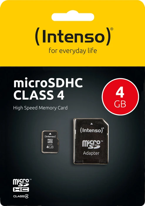 Intenso R21/W5 4GB Kit, Class 4