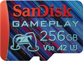 SanDisk Gameplay R190/W130 256GB, UHS-I U3, A2, Class 10