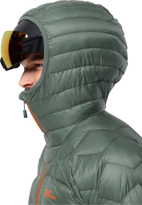 Jack Wolfskin Alpspitze Down Hoody Funktionsjacke hedge green (Herren)