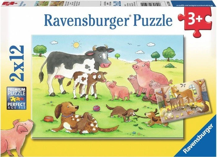 Ravensburger Puzzle Glückliche Tierfamilien