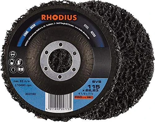 Rhodius SVS Vlies Schleifscheibe, 115x22.23mm, 3 Stück