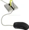 Xtrfy B1 Mouse Bungee mit 4-port USB Hub, Mauskabelhalterung, gelb/silber Vorschaubild