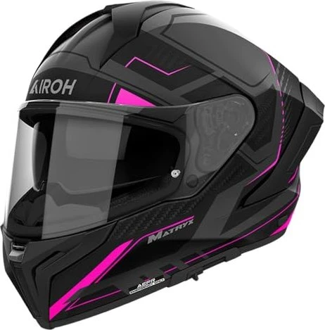 Airoh Matryx Rocket matt schwarz/rosa
