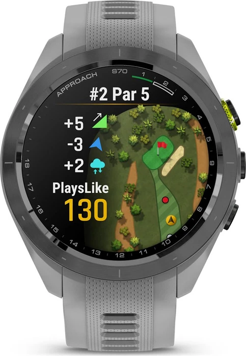 Garmin Approach S70 42mm GPS-Golfuhr black ceramic/powder grey