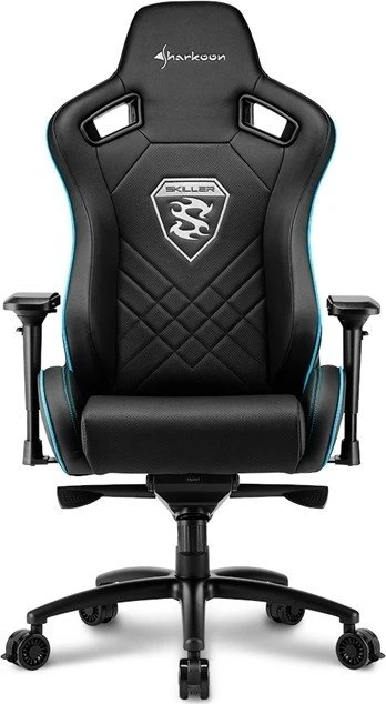 Sharkoon Skiller SGS4 Gamingstuhl, schwarz/blau