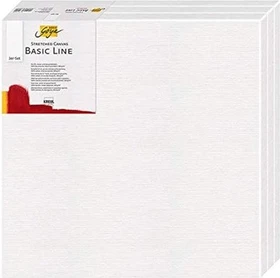 Kreul SOLO GOYA Stretched Canvas Basic Line, 380g/m², 0.15m x 15cm, 3 Stück