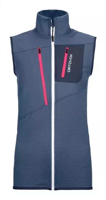 Ortovox Fleece Grid Funktionsweste night blue (Damen)