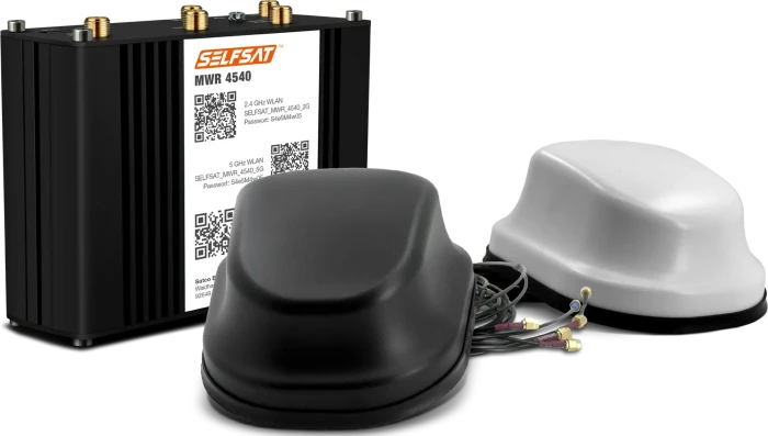 SelfSat MWR 4540, inkl. SELFSAT Antenne, Antenne weiß, LTE