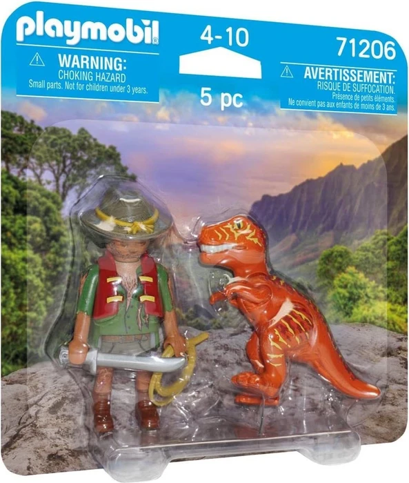 playmobil Dinos Abenteurer mit T-Rex