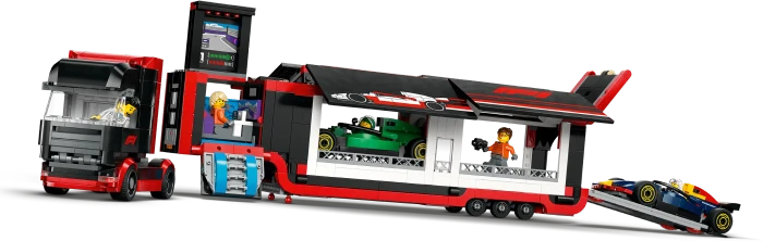 LEGO City - F1 Truck with RB20 & AMR24 F1 Cars