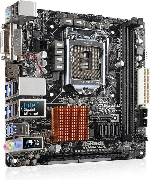 ASRock H170M-ITX/DL (Intel 1151)