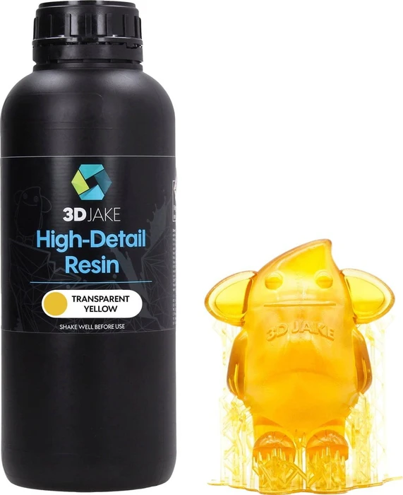 3DJake 8K High-Detail Resin Transparent Gelb, 1.00kg