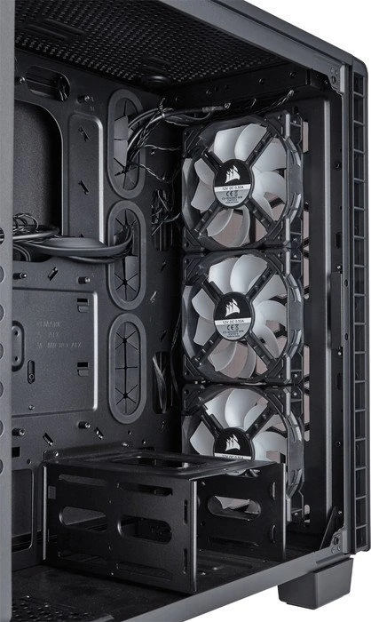 Corsair Crystal Series 460X RGB schwarz, Glasfenster