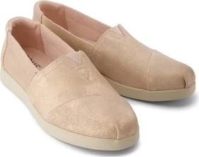 TOMS Alpargata Plus rose gold metallic suede (Damen)