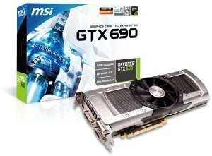 MSI GeForce GTX 690, N690GTX-P3D4GD5, 2x 2GB GDDR5, 3x DVI, mDP