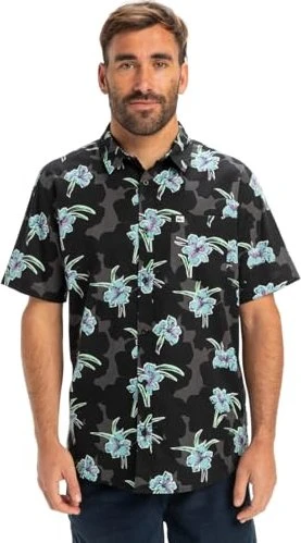 Quiksilver Apero Classic Hemd kurzarm black backyards (Herren)
