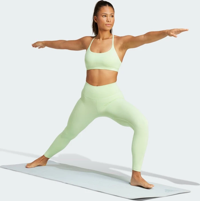 adidas All Me Hose 7/8 semi green spark (Damen)