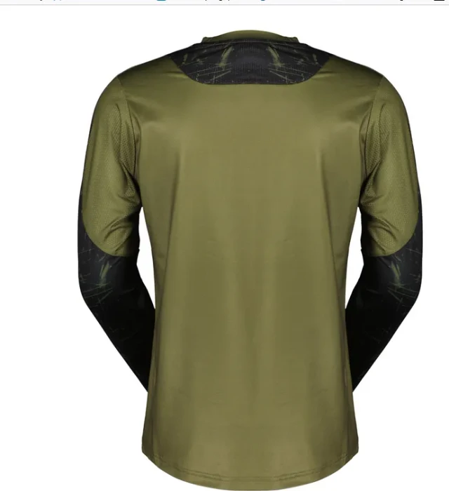 Scott Trail Storm Trikot langarm fir green/black (Herren)