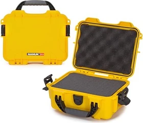Nanuk 904 Schutzkoffer mit Schaumstoff gelb