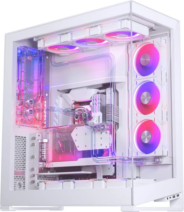 Phanteks NV7 White, weiß, Glasfenster