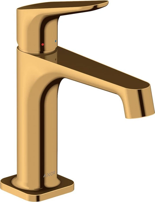 Hansgrohe Axor Citterio M 100 Waschbeckenarmatur mit Ablauffernbedienung polished goldoptik