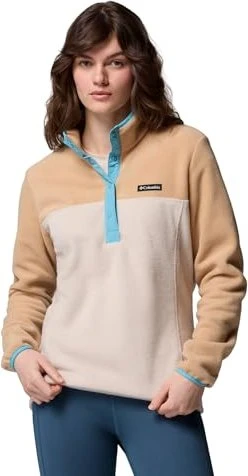 Columbia Benton Springs Half Snap Fleece Pullover dark stone/canoe/vintage blue (Damen)
