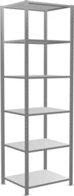 Schulte Lagertechnik Multiplus 150 Schwerlastregal 75x250x60cm verzinkt