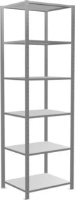 Schulte Lagertechnik Multiplus 150 Schwerlastregal 75x250x60cm verzinkt