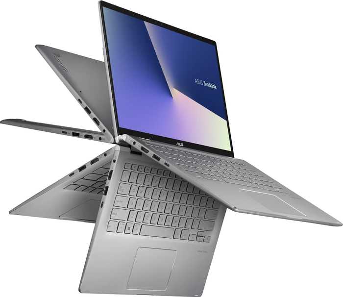 ASUS ZenBook Flip 14 UM462DA, Light Grey, Ryzen 5 3500U, 8GB RAM, 256GB SSD, DE