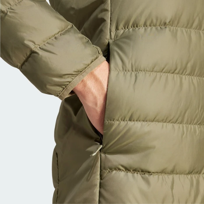adidas Terrex Multi Light Hooded Daunen Jacke olive strata (Herren)