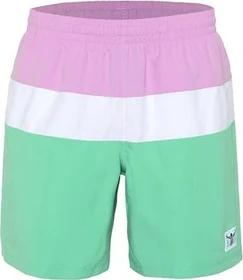 Chiemsee Blockstreifen-Design mit Jacquard Label Badeshorts orchid (Herren)