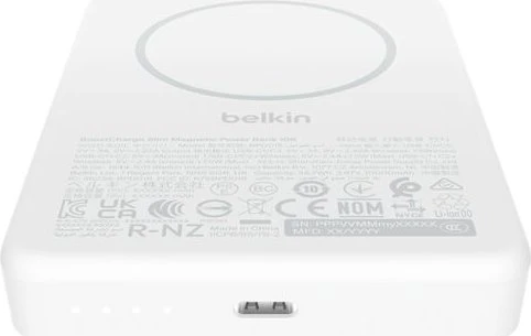 Belkin BoostCharge Slim Magnetic Power Bank 10K weiß