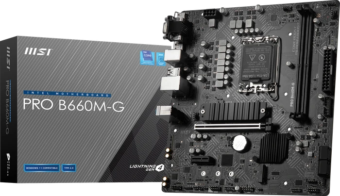 MSI PRO B660M-G (Intel 1700)