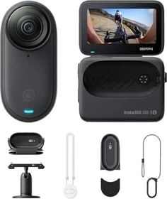 Insta360 Go 3S Fahrrad-POV-Bundle 64GB schwarz