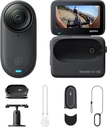 Insta360 Go 3S Fahrrad-POV-Bundle 128GB schwarz
