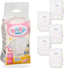 Zapf creation BABY born Zubehör - Windeln 5 Stück
