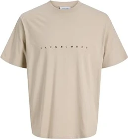 Jack & Jones Logo T-Shirt kurzarm moonbeam (Herren)