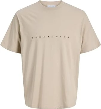 Jack & Jones Logo T-Shirt kurzarm moonbeam (Herren)