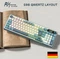 RK Royal Kludge S98, himmelblau, 96%, hot-swap, RK Linear Viridian, USB/Bluetooth, DE Vorschaubild