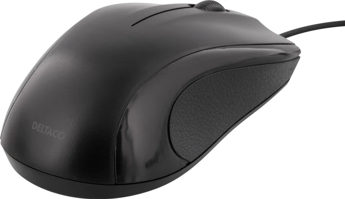 Deltaco Wired Optical Mouse schwarz, USB