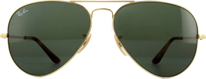 Ray-Ban RB3689 58mm gold/green classic
