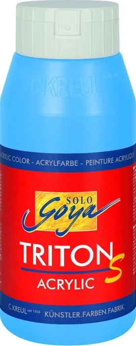 Kreul Solo Goya Triton S Acrylic Acrylfarbe, lichtblau, 750ml