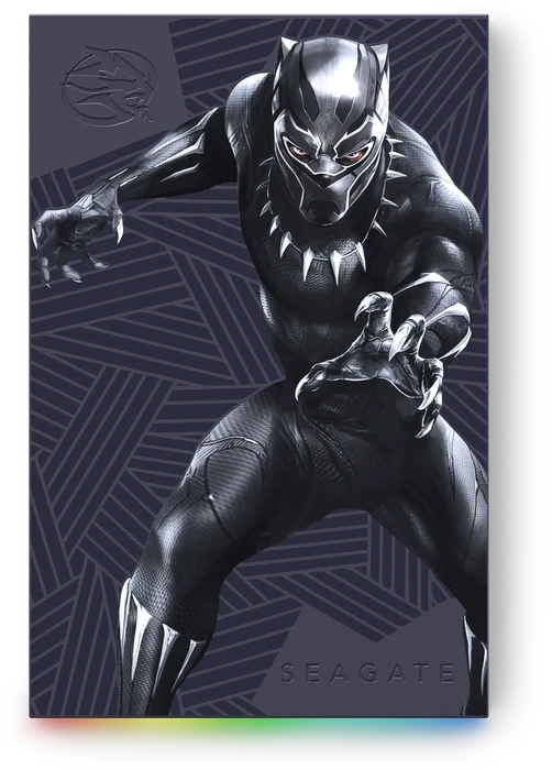 Seagate FireCuda Gaming HDD - Black Panther Special Edition, 2TB, +Rescue, USB 3.0 Micro-B