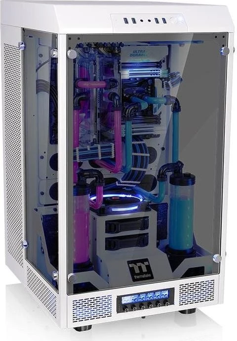 Thermaltake The Tower 900 Snow Edition, weiß, Glasfenster