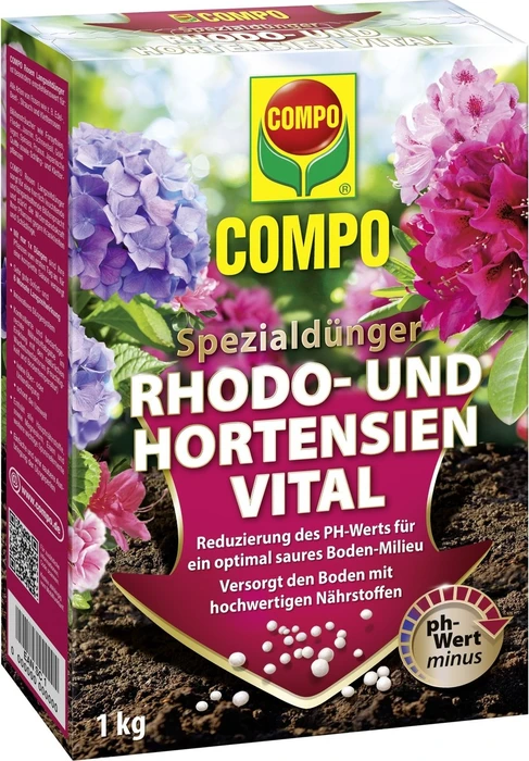 Compo Rhodo- und Hortensien Vital Spezialdünger, 1kg