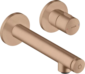 Hansgrohe Axor Uno Unterputz für Wandmontage Select mit Auslauf 158mm brushed red gold