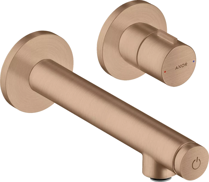 Hansgrohe Axor Uno Unterputz für Wandmontage Select mit Auslauf 158mm brushed red gold