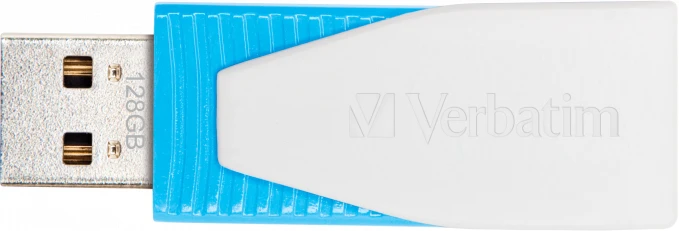 Verbatim Store 'n' Go Swivel 128GB blau, USB-A, USB 2.0