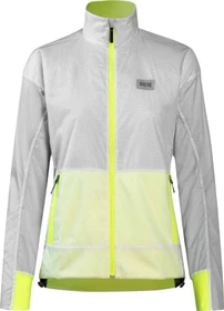 Gore Wear Drive Laufjacke white/neon yellow (Damen)