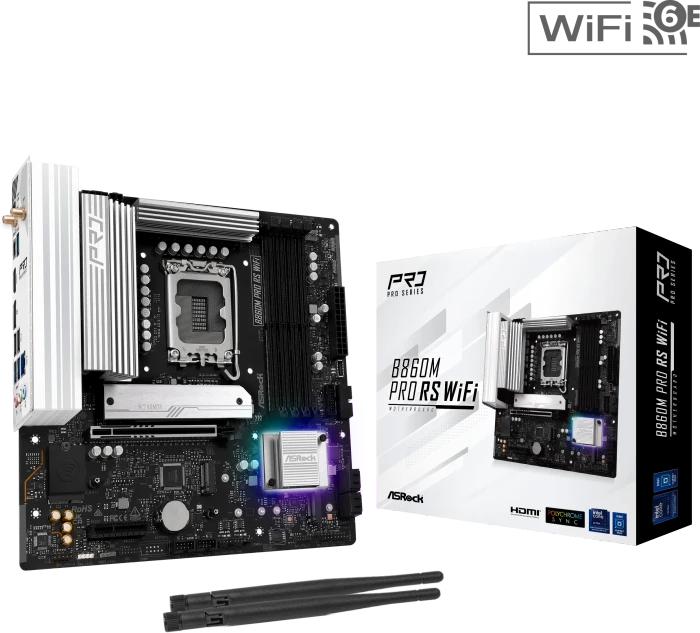 ASRock B860M Pro RS WiFi (Intel 1851)